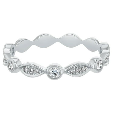 Stackable 0.25 CT. T.W. Diamond Anniversary Band in 14K Gold
