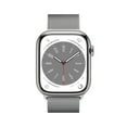 thumbnail image 2 of Apple Watch Series 8 GPS + Cellular 45mm Stainless Steel Case with Milanese Loop, Choose Color, 2 of 10