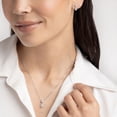 thumbnail image 6 of Lab White Sapphire Pendant and Earring Set in Sterling Silver, 6 of 8