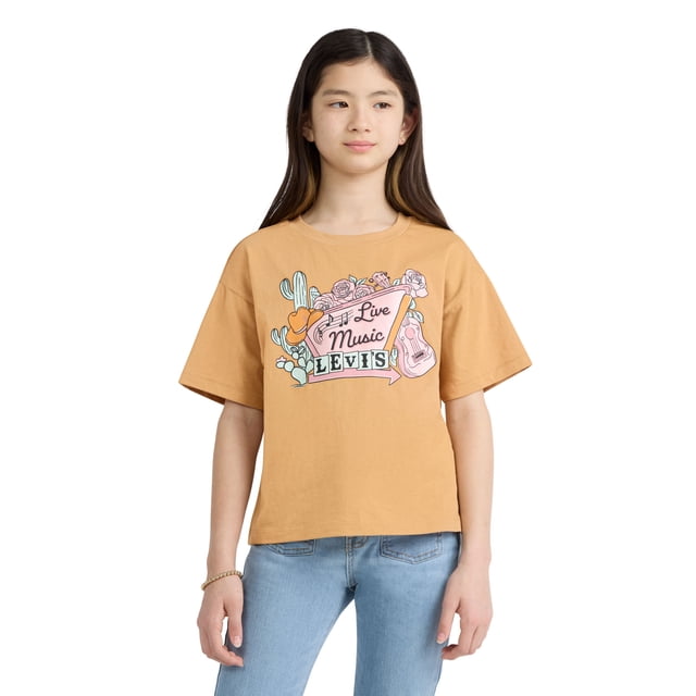 Levi's Girls Boxy Meet and Greet Tee