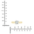 thumbnail image 6 of Lab Created Diamond Round Cut Solitaire Ring In 18K Gold, 6 of 7