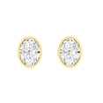 thumbnail image 2 of Lab Created Diamond Earrings in 14K Gold, 2 of 7