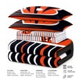 thumbnail image 5 of Logo Brands Cincinnati Bengals Queen Bed-In-A-Bag Set, 5 of 5