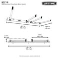 thumbnail image 14 of Lifetime Wall-Mounted Chair Rack, 14 of 14