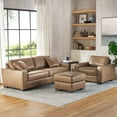 thumbnail image 2 of Member's Mark Harrison Leather Ottoman, 2 of 9
