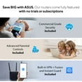 thumbnail image 5 of ASUS ZenWiFi XT9 AX7800 Tri-Band Mesh Router, 2pk., 5 of 8
