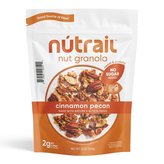 NuTrail Low Carb Keto Nut Granola, Cinnamon Pecan, 22 oz.
