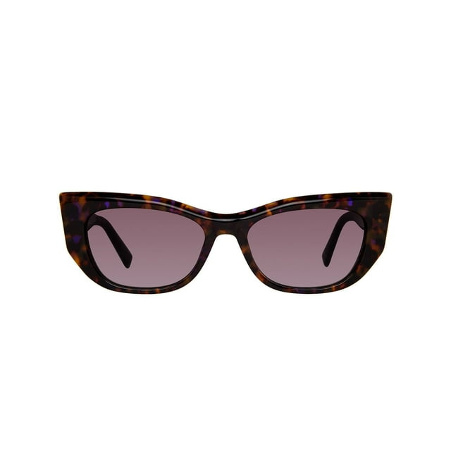 Christian Siriano Esti Angled Cat Eye Plastic Sunglasses