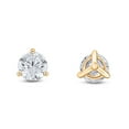 thumbnail image 5 of Round Cut Diamond Martini Set Stud Earrings in 14K Gold, 5 of 8