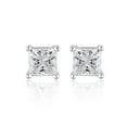 thumbnail image 1 of Lab Created 2.00 CT. T.W. Fancy Cut Diamond Stud Earrings in 18K Gold, 1 of 8