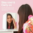 thumbnail image 3 of Cooluli Glow 10L Skincare Mini Fridge with LED Mirror – White, 3 of 6