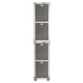thumbnail image 6 of Seville Classics UltraHD 4-Door Stackable Locker Cabinets, 15" W x 18" D x 73.9" H, 6 of 14