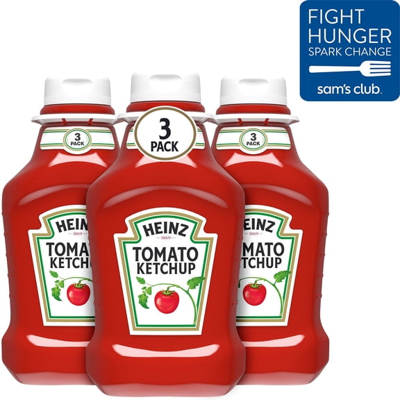 Heinz Original Tomato Ketchup, 44 oz., 3 pk.
