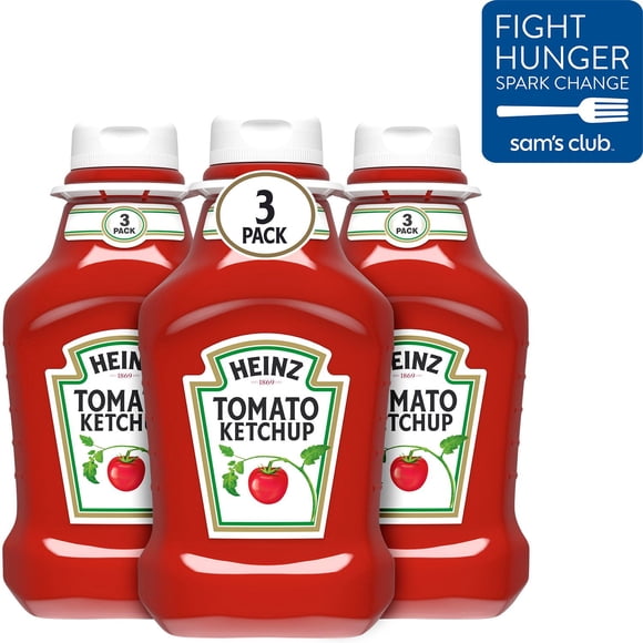 Heinz Original Tomato Ketchup, 44 oz., 3 pk.