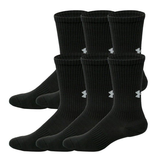 Under Armour 6-Pack Cotton Crew Sock
