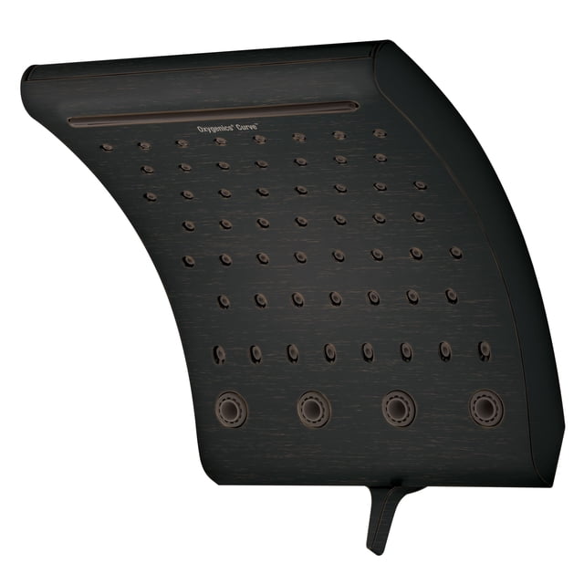 Oxygenics Curve 3-Setting Rain Shower Head, Various Finishes