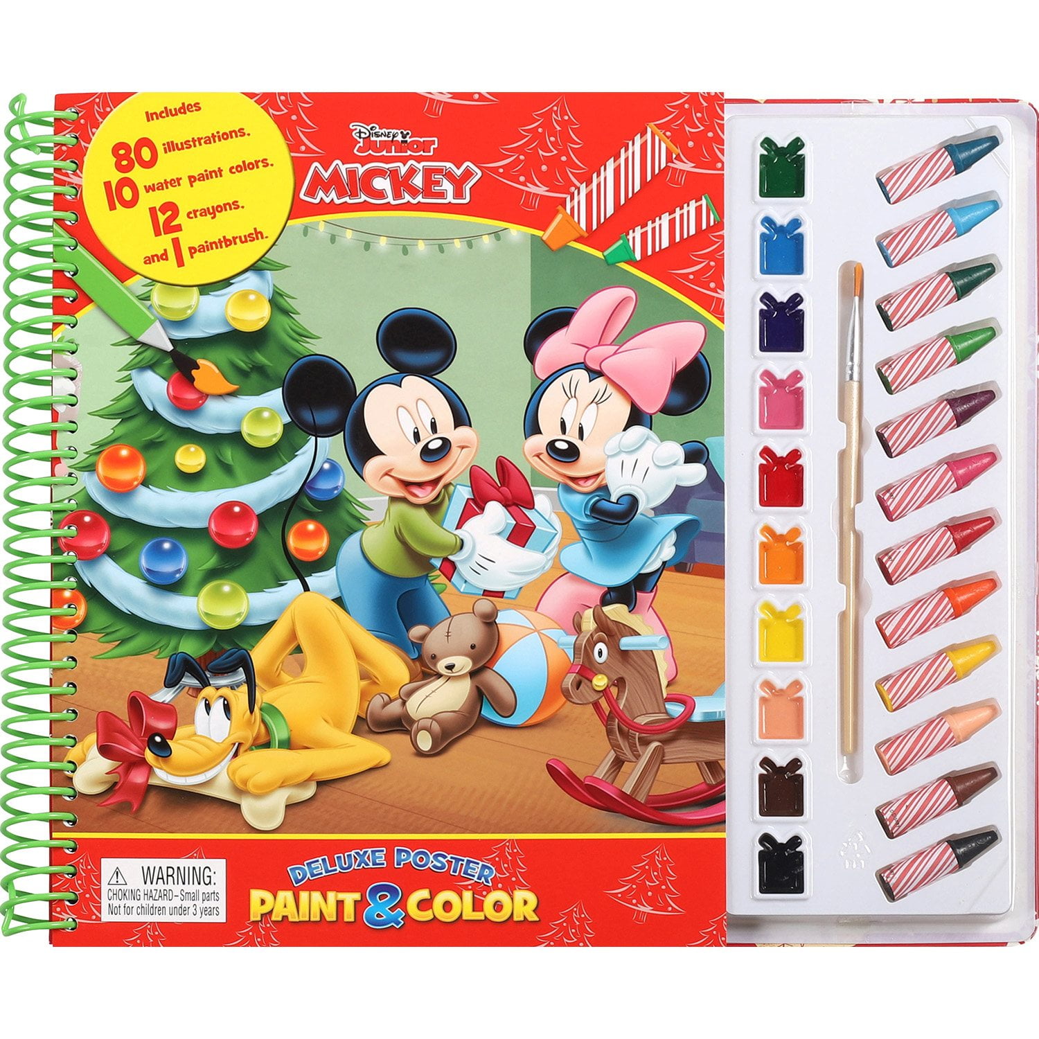 Deluxe Poster Paint & Color: Mickey Christmas, Mixed Media