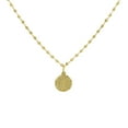 thumbnail image 1 of Saint Benedict Reversible Beaded Chain Pendant Necklace in 14K Gold, 1 of 5