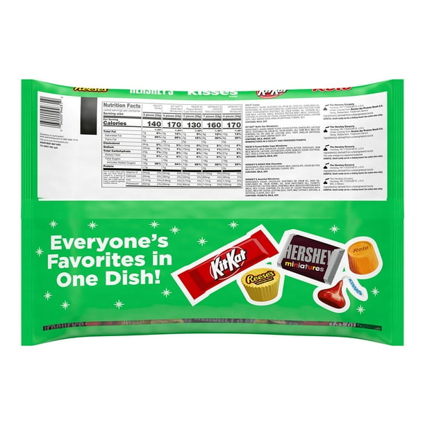 HERSHEY'S Festive Favorites, Chocolate Candy Variety Pack, 315 pcs