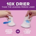 thumbnail image 4 of Poise Incontinence Daily Liners for Women, Very Light Long, 176 ct., 4 of 9