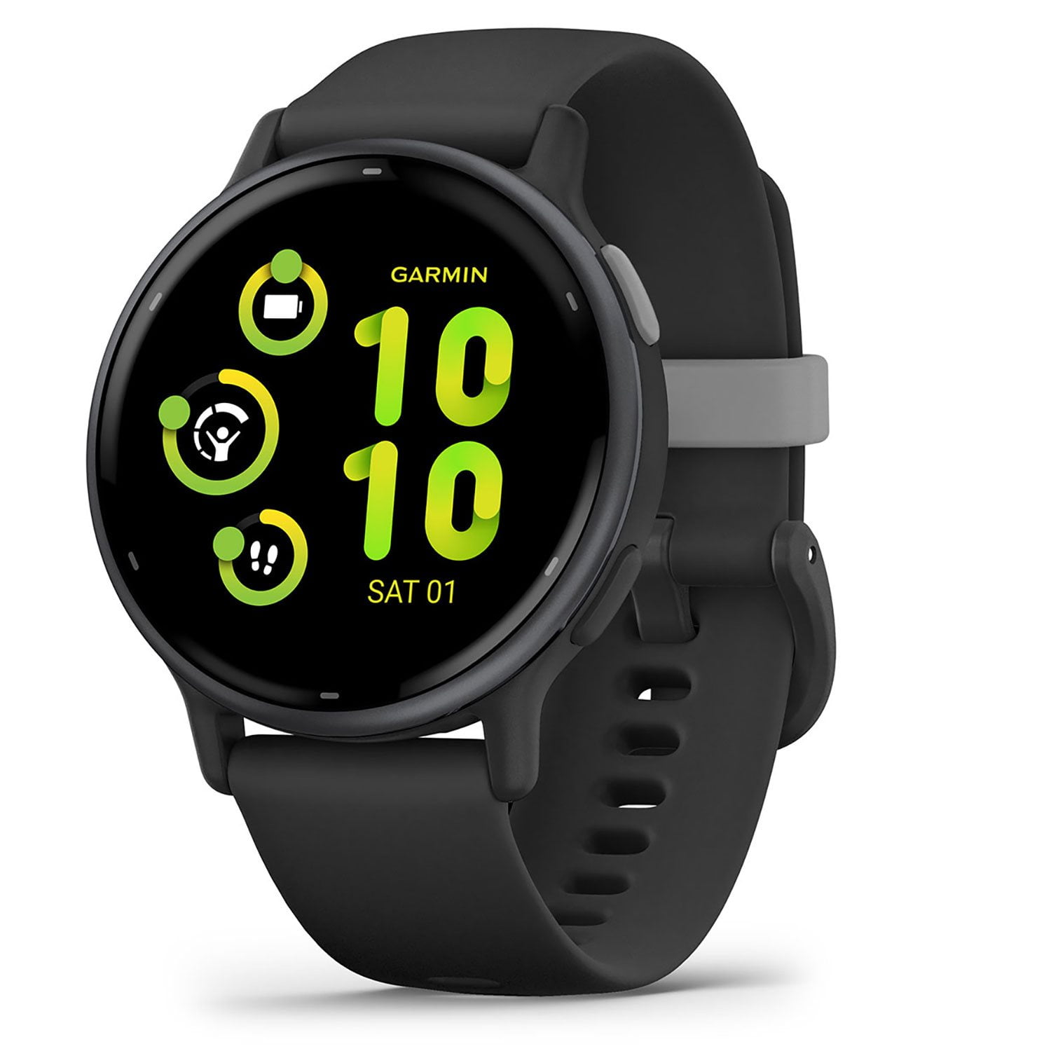 GARMIN Vivoactive 5 ブラック/グリーン Garmin Vivoactive 5 One Size Fitness Smartwatch, Black