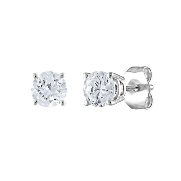 0.70 CT. T.W. Round Diamond Stud Earrings in 14K Gold