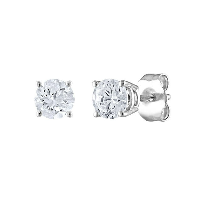 0.70 CT. T.W. Round Diamond Stud Earrings in 14K Gold