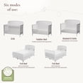 thumbnail image 2 of Little Seeds Briar 6-in-1 Convertible Crib, Choose Color, 2 of 10