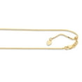 thumbnail image 2 of Adjustable Box Link Chain Necklace in 14K Gold, .85mm, 2 of 4