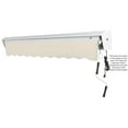 thumbnail image 6 of Awntech Destin Right Motorized Retractable Awning, Choose Size, 6 of 7