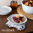 thumbnail image 5 of Over&Back 4-Piece Coupe Stoneware Appetizer Plate Set, 5 of 7