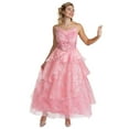 thumbnail image 1 of Universal Pictures Wicked Glinda Pink Adult Prestige Gown Costume, 1 of 8
