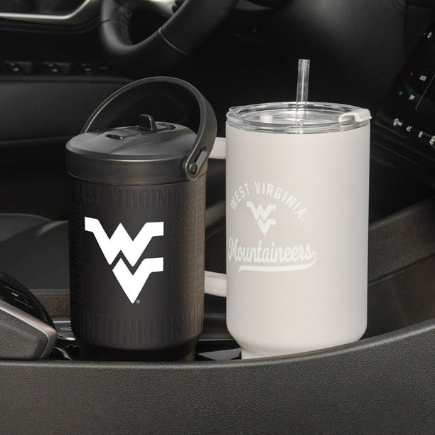 Logo Brands West Virginia Mountaineers Stainless Steel Tumbler Set