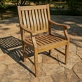 thumbnail image 6 of Cambridge Casual Pacific Teak Outdoor Dining Patio Set, 6pc, 6 of 8