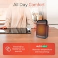 thumbnail image 4 of Lasko MyHeat 9" Tabletop Ceramic Space Heater with Tip-Over Switch, 4 of 9