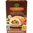 thumbnail image 1 of Barber Foods Stuffed Turkey Breast with Sage and Cranberry Stuffing, Frozen, 6 oz., 6 ct., 1 of 4