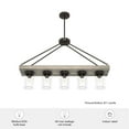thumbnail image 7 of Hunter Devon Park with Clear Glass Chandelier Ceiling Light Fixture, 7 of 11