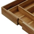 thumbnail image 4 of iDesign Expandable Acacia Wood Cutlery Drawer Organizer, 4 of 8
