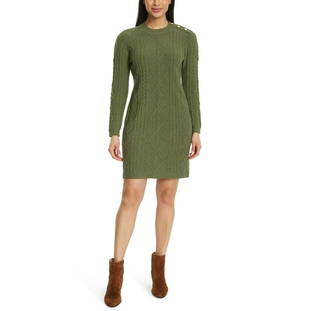 Nine West Women's Mini Sweater Dress