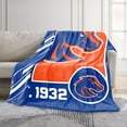 thumbnail image 2 of Logo Brands Boise State Broncos 60"x70" Super Plush Blanket, 2 of 6