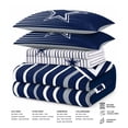 thumbnail image 5 of Logo Brands Dallas Cowboys Queen Bed-In-A-Bag Set, 5 of 5