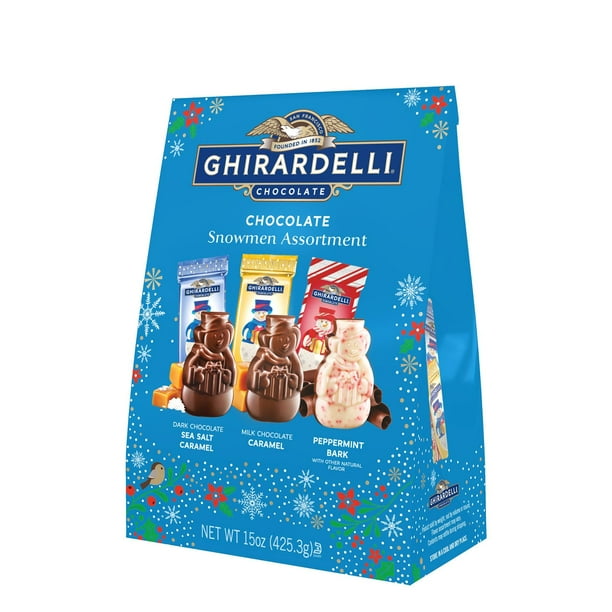 GHIRARDELLI Holiday Chocolate Snowmen Assortment, 15 oz