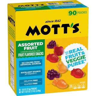 Mott's Assorted Fruit Flavored Snacks, 0.8 oz., 90 pk.