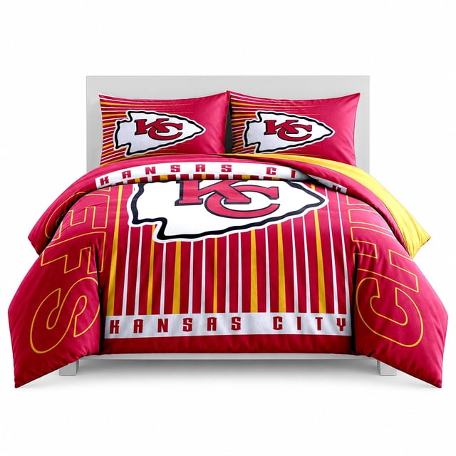 Logo Brands Kansas City Chiefs Full/Queen Comforter Set