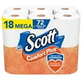 thumbnail image 1 of Scott ComfortPlus 1-Ply Toilet Paper 18 rolls, 425 sheets/roll, 1 of 4