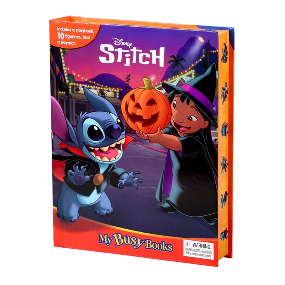 Stitch Halloween My Busy Book by Phidal Publishing, Board Book