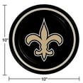 thumbnail image 2 of NFL Round Paper Plates, 10", 85 ct., Choose Your Team, 2 of 8