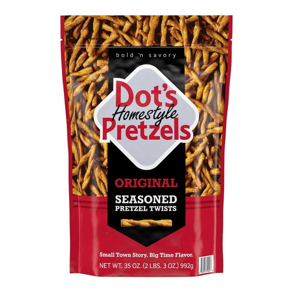 Dot's Homestyle Pretzels Original Seasoned Pretzel Twists, 35 oz.