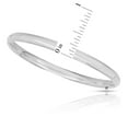 thumbnail image 8 of High Polished Hollow Bangle Bracelet in 14K Gold, 8 of 8