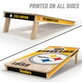 thumbnail image 2 of YouTheFan Pittsburgh Steelers 2'x4' Cornhole Board Set, 2 of 6